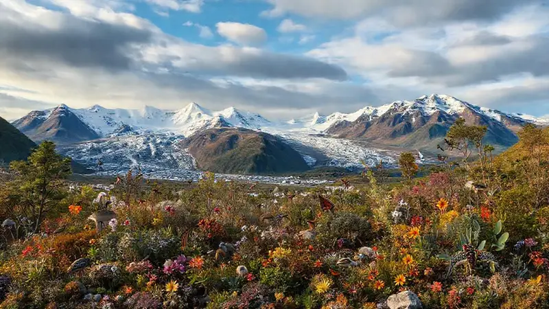 Ecosistema diverso muestra el cambio climático