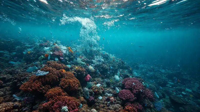 Océano contaminado, vida marina en peligro