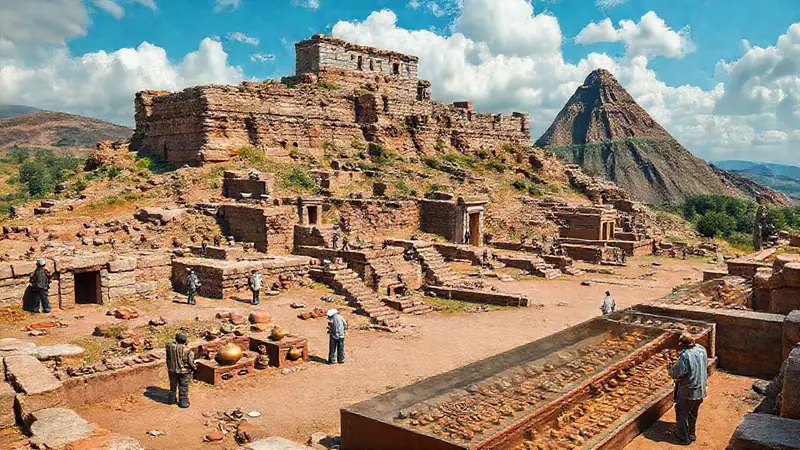 Ruinas antiguas muestran culturas y artefactos diversos