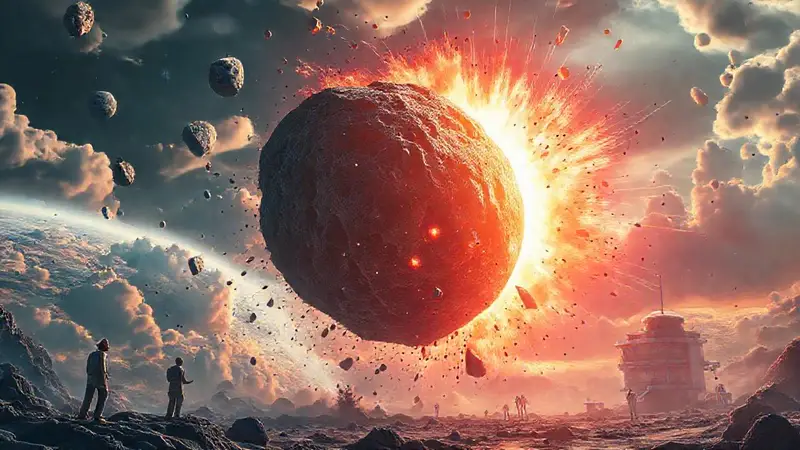 Asteroide impacta la Tierra