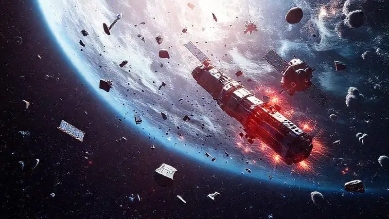 Basura espacial y peligros en el cosmos