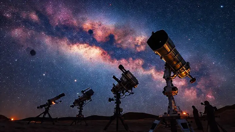 Telescopios potentes revelan asombrosos descubrimientos cósmicos