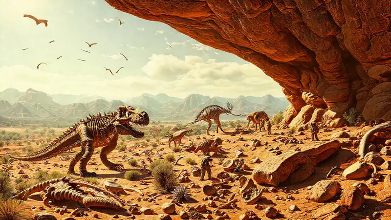 Fósiles y paisajes prehistóricos revelan historia