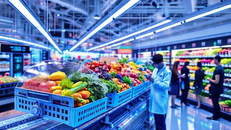 Cadena de suministro alimentaria moderna y digital