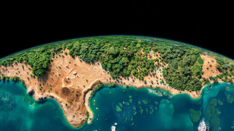 Ecosistemas diversos en armonía con tecnología