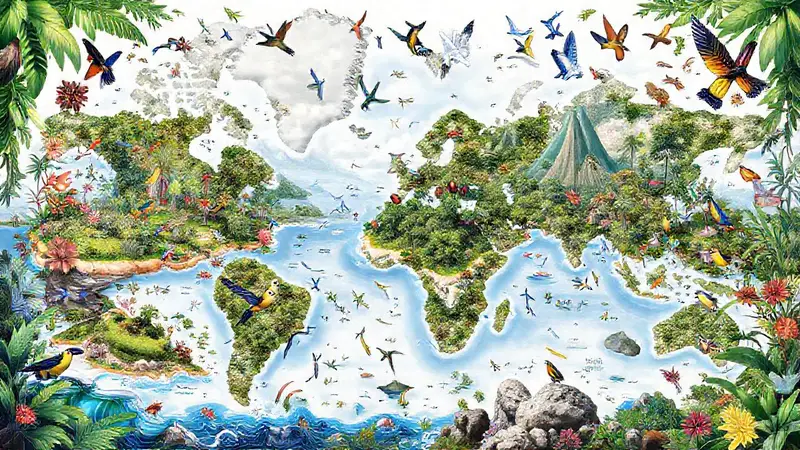 Biodiversidad y ecosistemas vibrantes en el mundo
