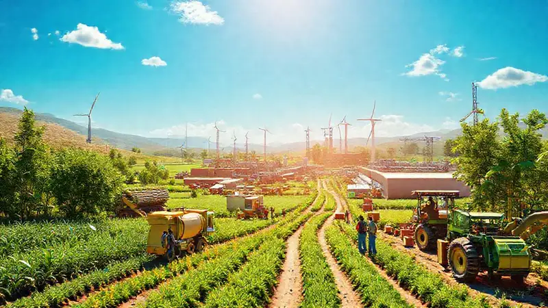 Paisaje agroindustrial sostenible y colaborativo