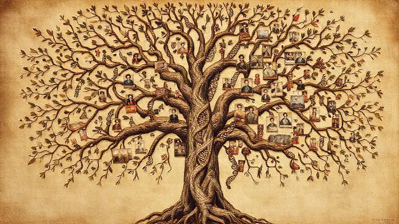 Árbol genealógico que celebra la herencia familiar